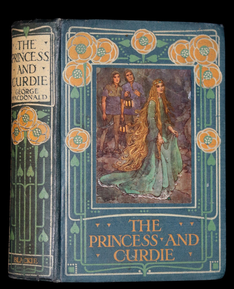 1912 Rare Book - The Princess and Curdie by George Macdonald illustrated by Helen Stratton.