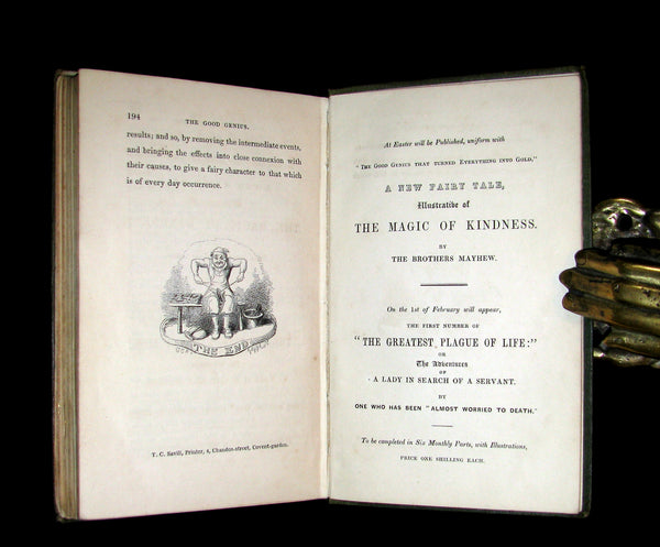 1847 Scarce 1stED - The Good Genius that Turned Everything into Gold; A Fairy Tale.