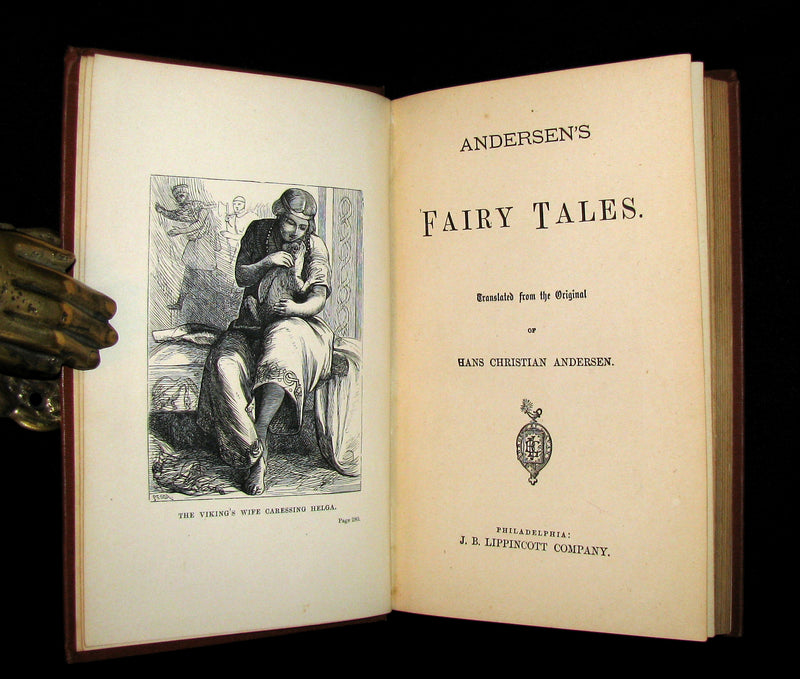 1890 Scarce Victorian Edition - Hans Christian Andersen - FAIRY TALES.