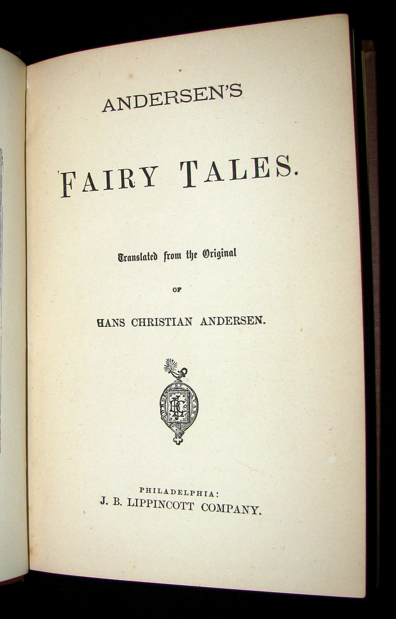 1890 Scarce Victorian Edition - Hans Christian Andersen - FAIRY TALES.