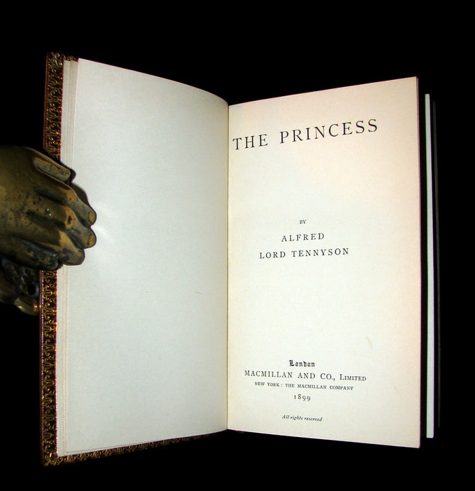 1899 Nice Bayntun Binding - The PRINCESS by Alfred Lord Tennyson.