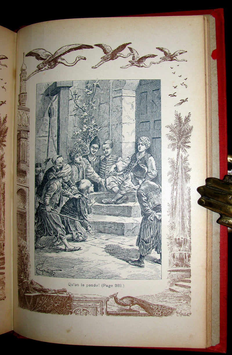 1890 Rare illustrated French Book ~ One Thousand and One Nights - Les Mille et une Nuits - Arabic Tales.