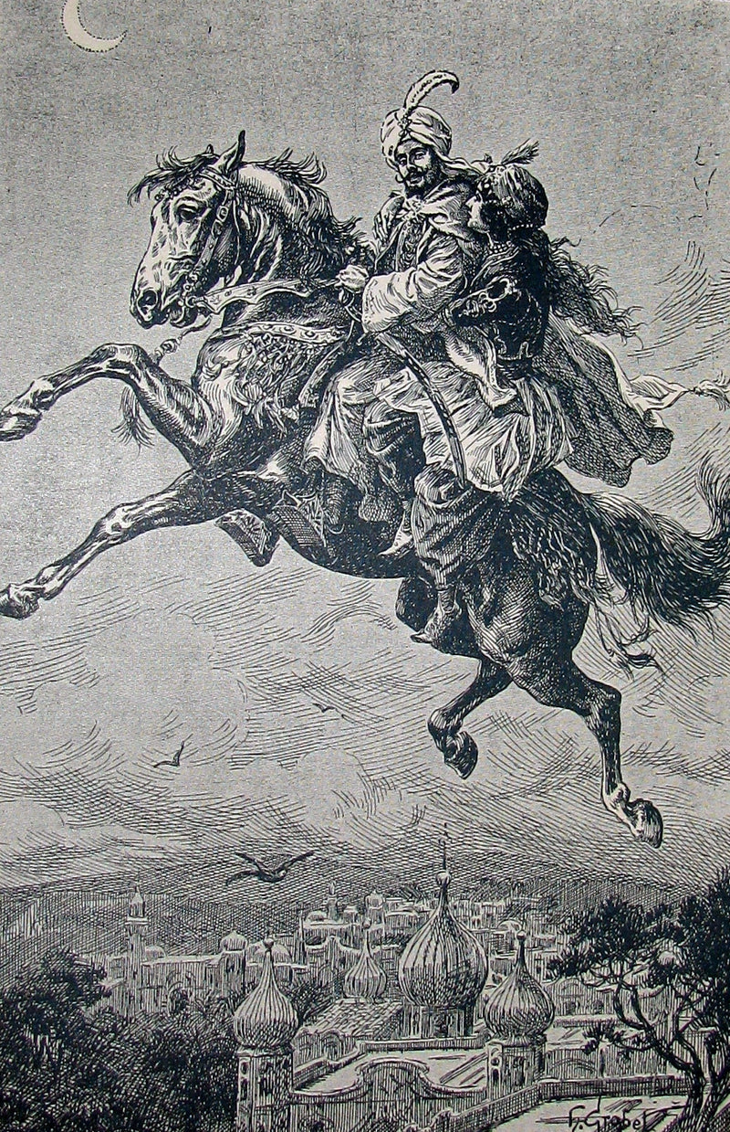 1890 Rare illustrated French Book ~ One Thousand and One Nights - Les Mille et une Nuits - Arabic Tales.