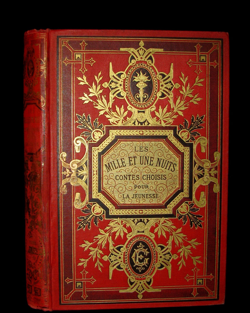 1890 Rare illustrated French Book ~ One Thousand and One Nights - Les Mille et une Nuits - Arabic Tales.