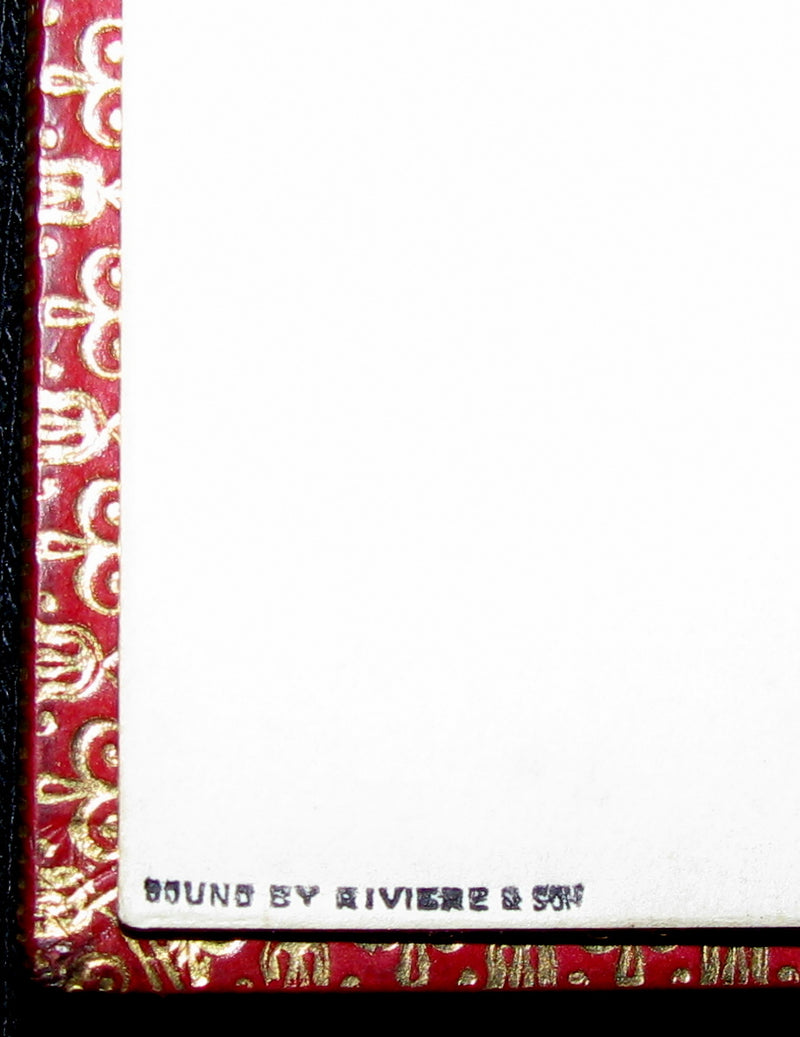 1917 Nice RIVIERE Binding - MEDIEVAL HISTORY of Aucassin and Nicolete. Knighthood and Chivalry.