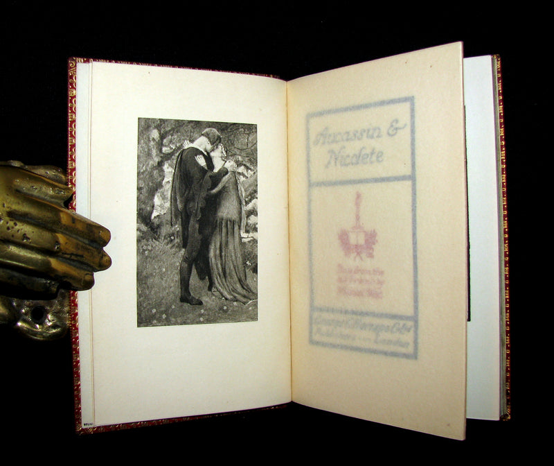 1917 Nice RIVIERE Binding - MEDIEVAL HISTORY of Aucassin and Nicolete. Knighthood and Chivalry.