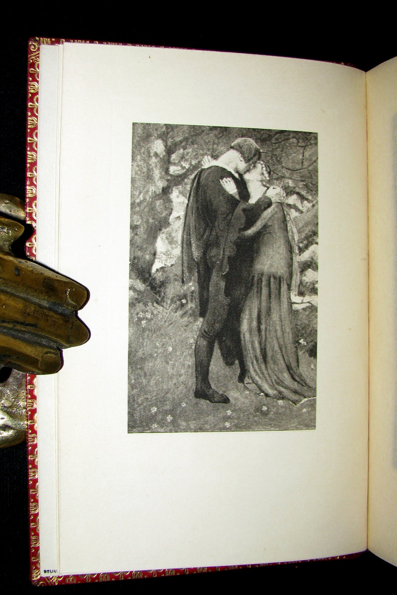 1917 Nice RIVIERE Binding - MEDIEVAL HISTORY of Aucassin and Nicolete. Knighthood and Chivalry.