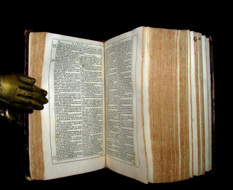 1682 Rare Latin Bible - BIBLIA SACRA - Holy Bible published in Cologne. Old & New Testament.