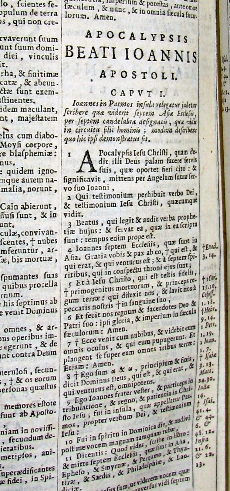 1682 Rare Latin Bible - BIBLIA SACRA - Holy Bible published in Cologne. Old & New Testament.