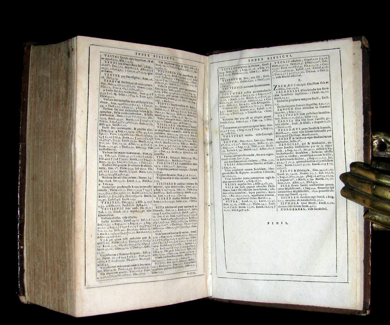 1682 Rare Latin Bible - BIBLIA SACRA - Holy Bible published in Cologne. Old & New Testament.
