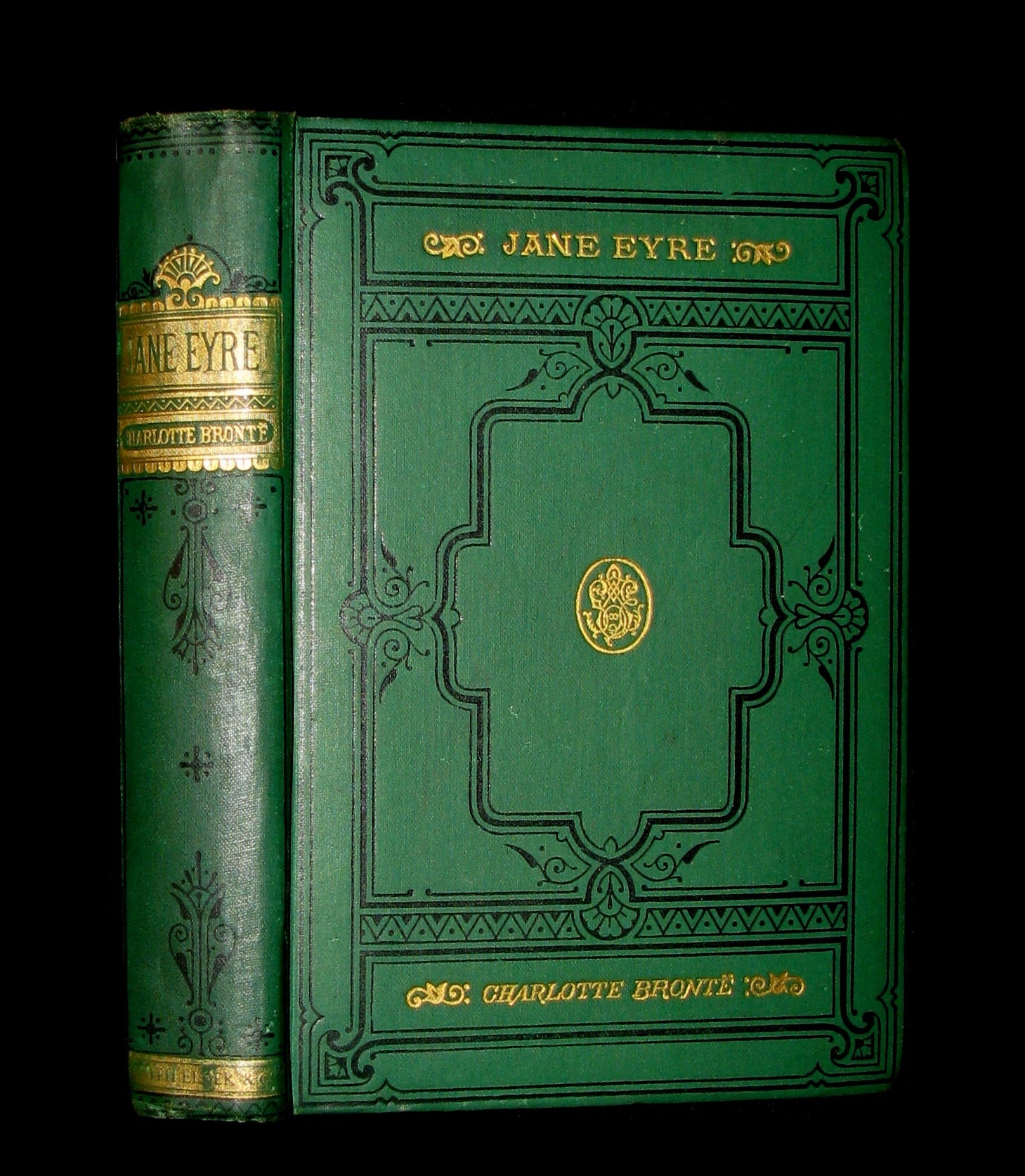 1886 Rare Victorian Book - JANE EYRE. An Autobiography by Currer Bell (CHARLOTTE BRONTË).