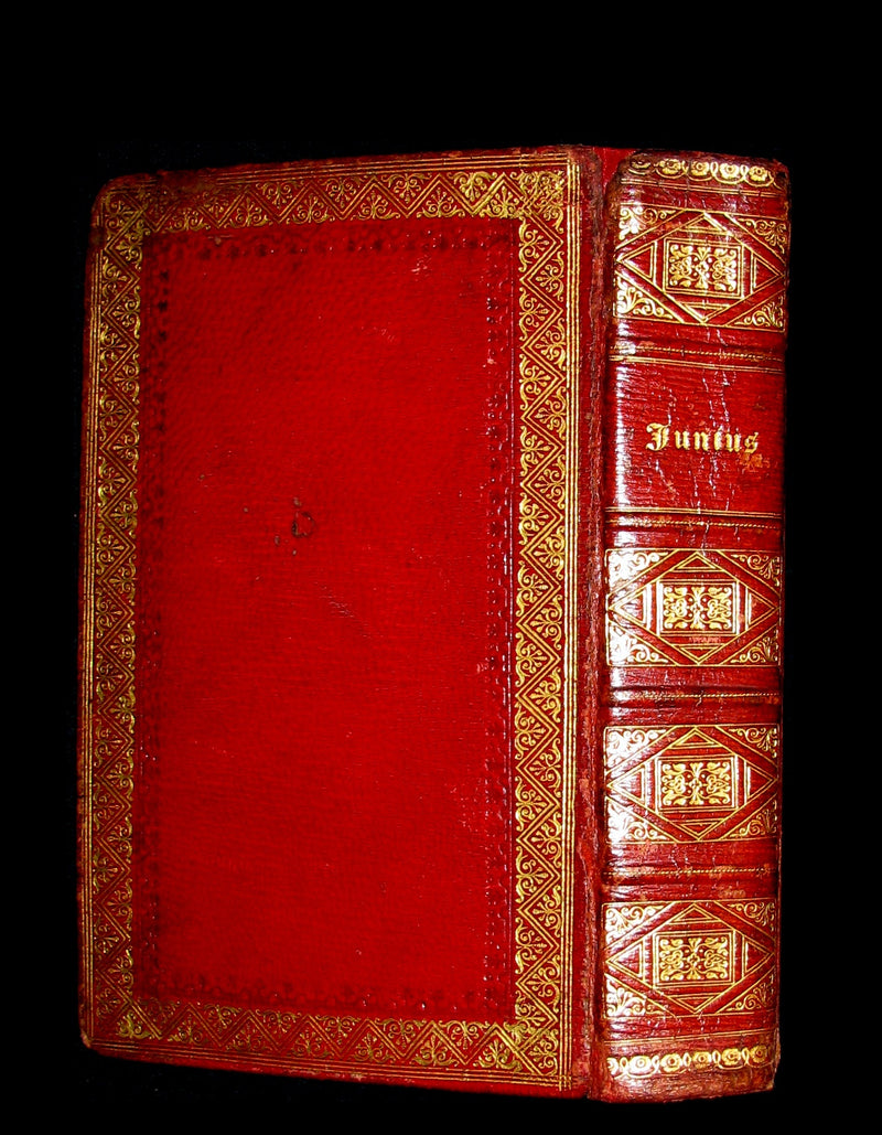 1820 Rare Book bound by Bumpus - LETTERS of JUNIUS or Junius: Stat nominis umbra.