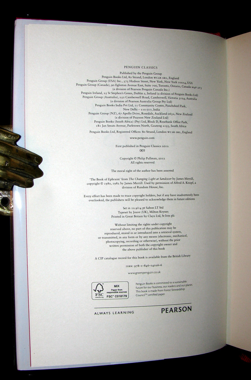 2012 Rare Signed First Edition - PHILIP PULLMAN - Grimm's Fairy Tales.