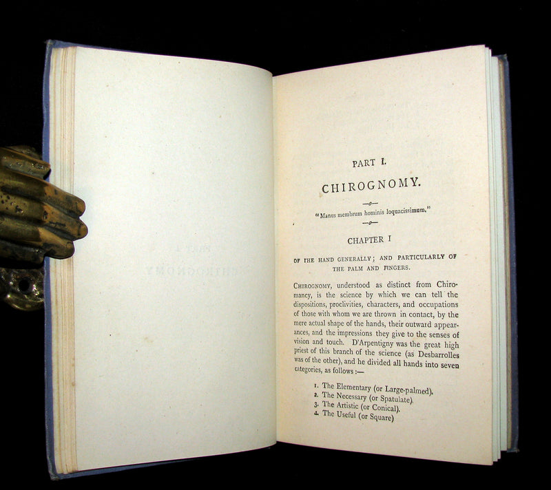 1885 Rare Book -  CHIROMANCY - The Science of Palmistry by Henry Frith. Illustrated.