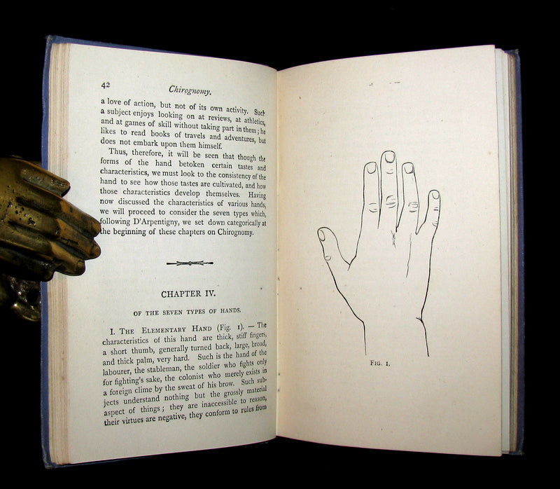 1885 Rare Book -  CHIROMANCY - The Science of Palmistry by Henry Frith. Illustrated.