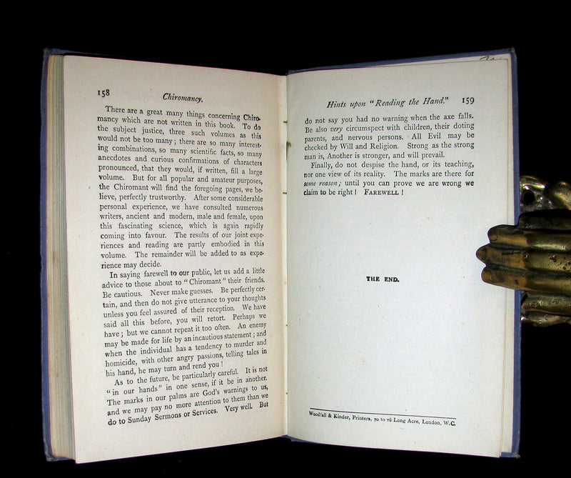 1885 Rare Book -  CHIROMANCY - The Science of Palmistry by Henry Frith. Illustrated.