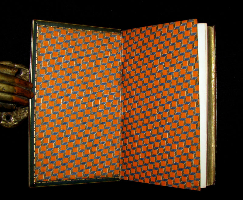 1883 Rare poetry Book - ENGLISH LYRICS beautifully bound by Sangorski & Sutcliffe.