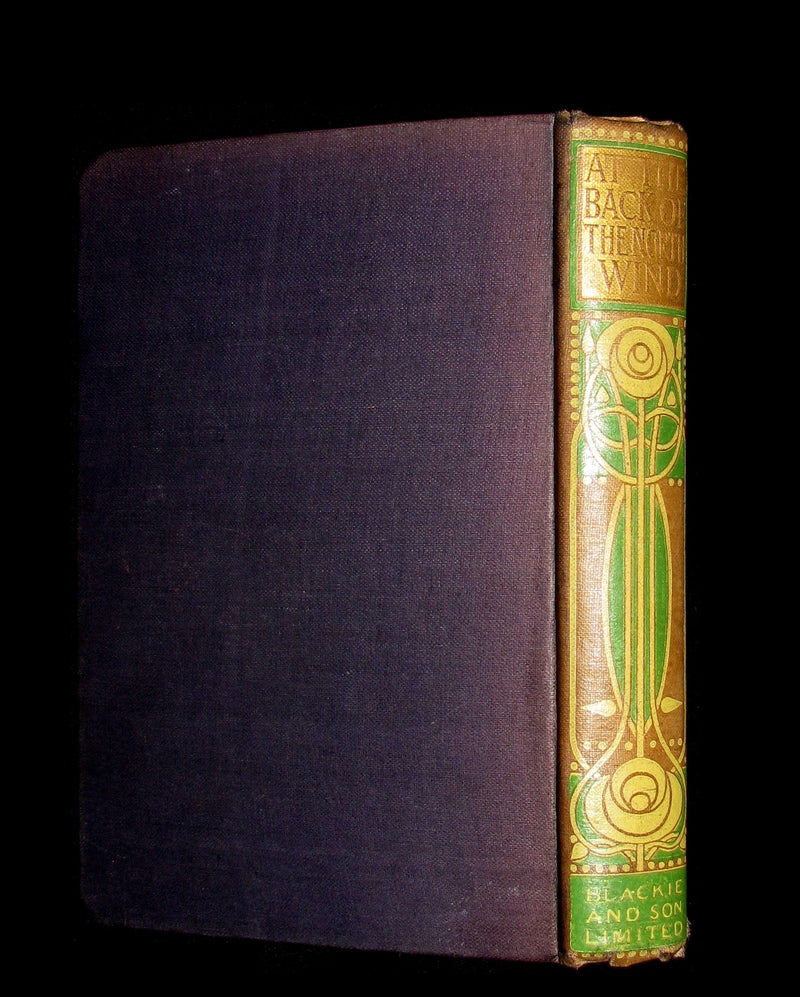 1911 Rare Edition in a scarce binding - AT THE BACK OF THE NORTH WIND by George MacDonald.
