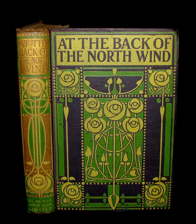 1911 Rare Edition in a scarce binding - AT THE BACK OF THE NORTH WIND by George MacDonald.
