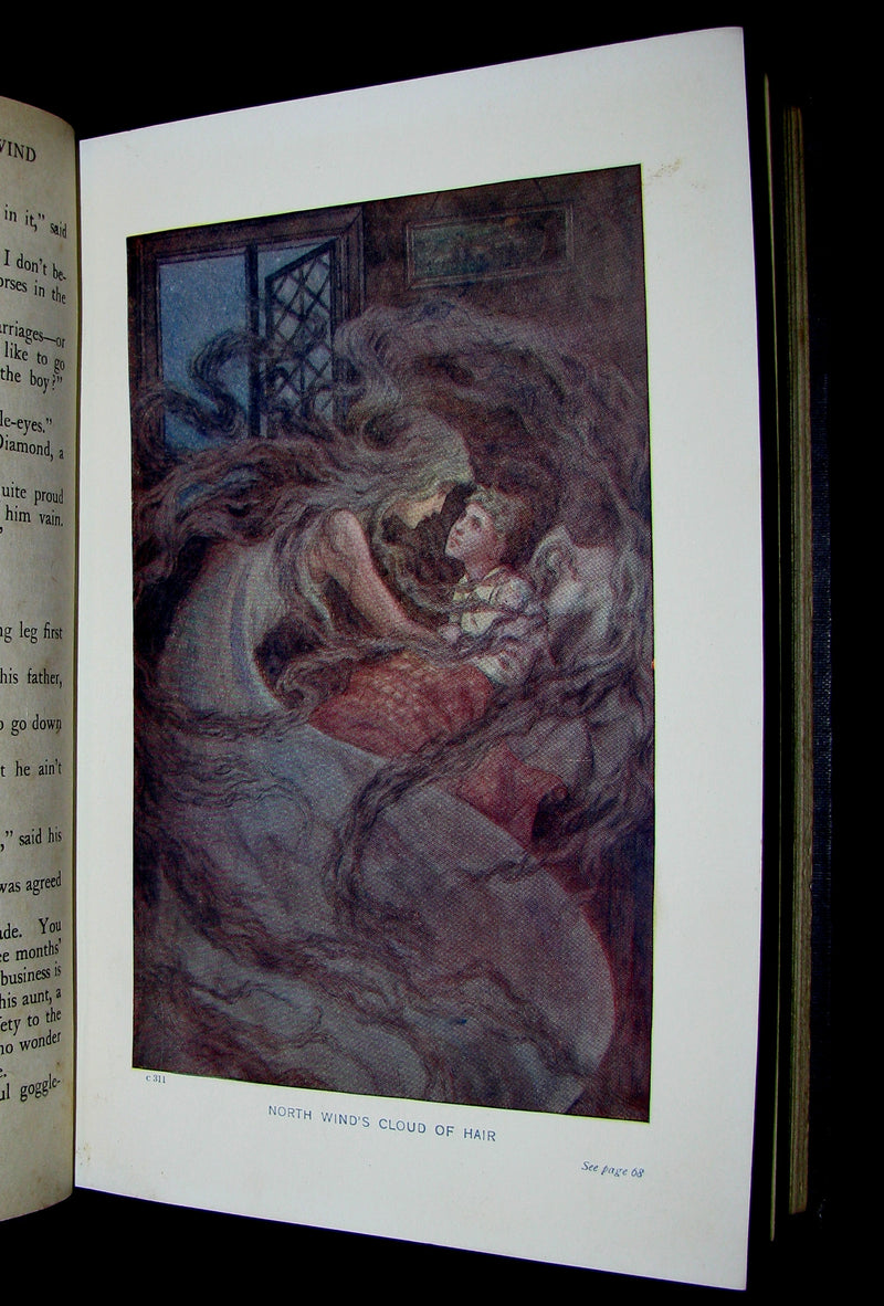 1911 Rare Edition in a scarce binding - AT THE BACK OF THE NORTH WIND by George MacDonald.