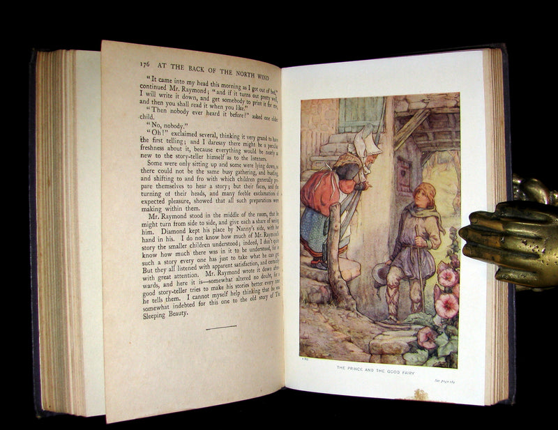 1911 Rare Edition in a scarce binding - AT THE BACK OF THE NORTH WIND by George MacDonald.