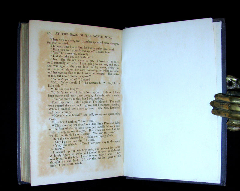 1911 Rare Edition in a scarce binding - AT THE BACK OF THE NORTH WIND by George MacDonald.