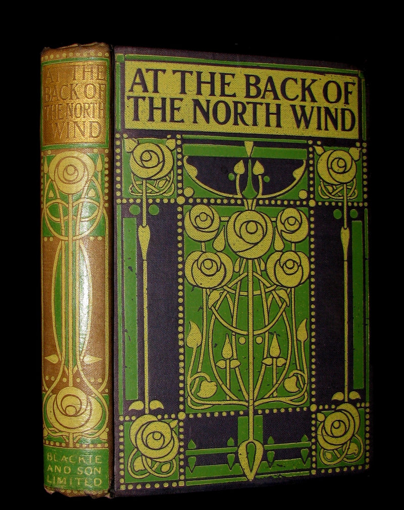 1911 Rare Edition in a scarce binding - AT THE BACK OF THE NORTH WIND by George MacDonald.