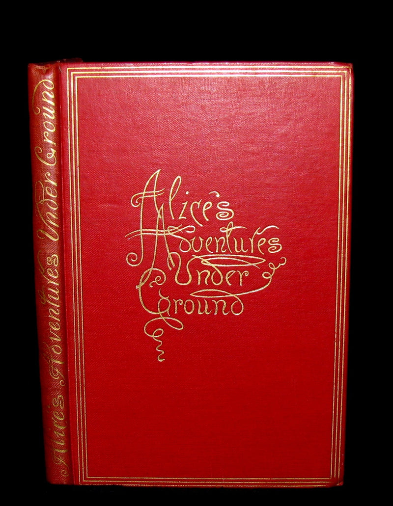 1886 Rare First Edition - Alice's Adventures Under Ground illustrated by Lewis Carroll.