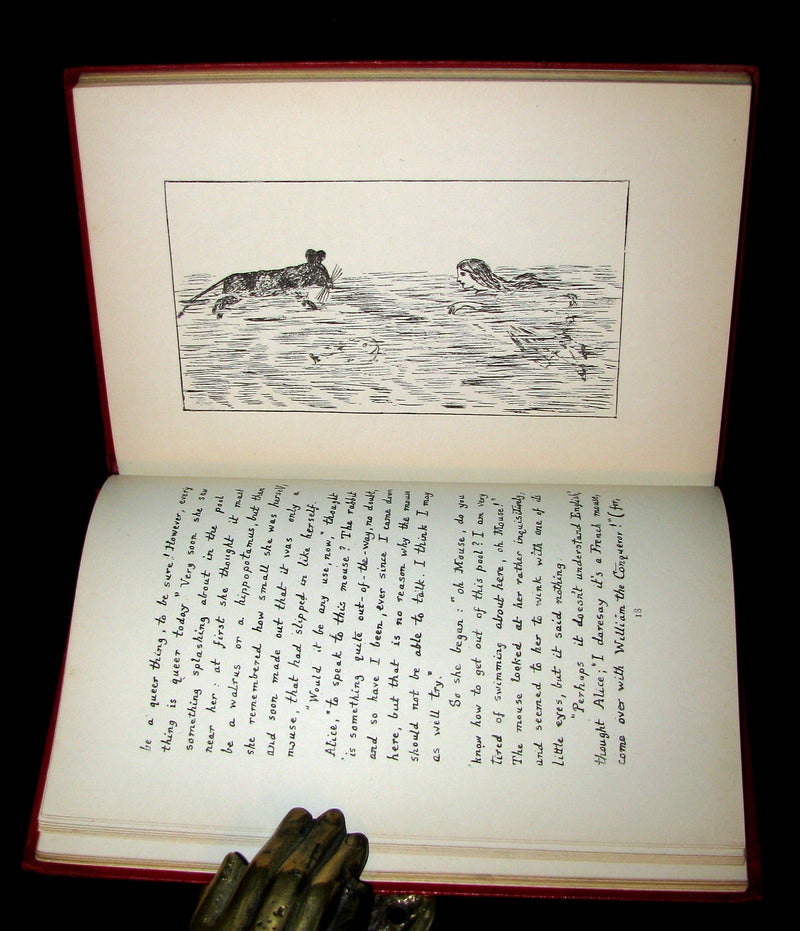 1886 Rare First Edition - Alice's Adventures Under Ground illustrated by Lewis Carroll.