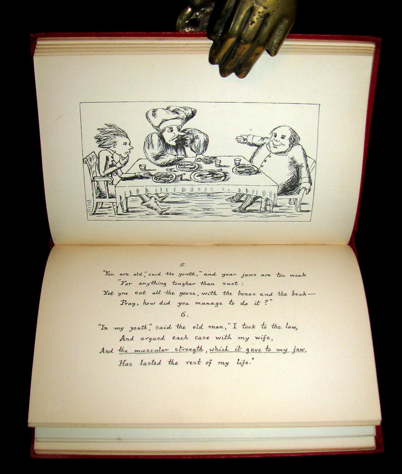 1886 Rare First Edition - Alice's Adventures Under Ground illustrated by Lewis Carroll.