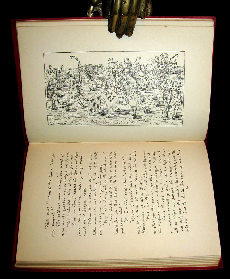 1886 Rare First Edition - Alice's Adventures Under Ground illustrated by Lewis Carroll.