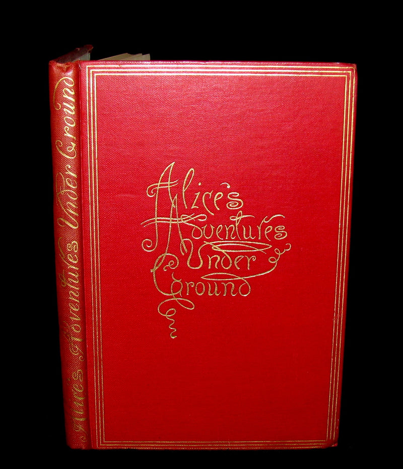 1886 Rare First Edition - Alice's Adventures Under Ground illustrated by Lewis Carroll.