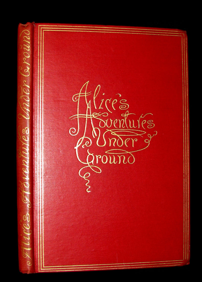 1886 Rare First Edition - Alice's Adventures Under Ground illustrated by Lewis Carroll.