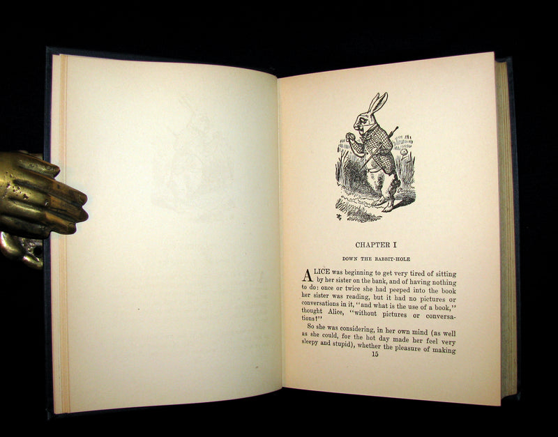 1925 Rare Edition - Alice's Adventures In Wonderland and Through The Looking-Glass illustrated by Eleonore Abbott.