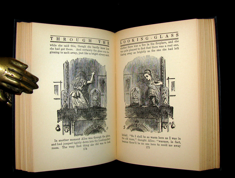 1925 Rare Edition - Alice's Adventures In Wonderland and Through The Looking-Glass illustrated by Eleonore Abbott.