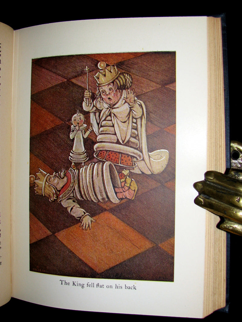 1925 Rare Edition - Alice's Adventures In Wonderland and Through The Looking-Glass illustrated by Eleonore Abbott.