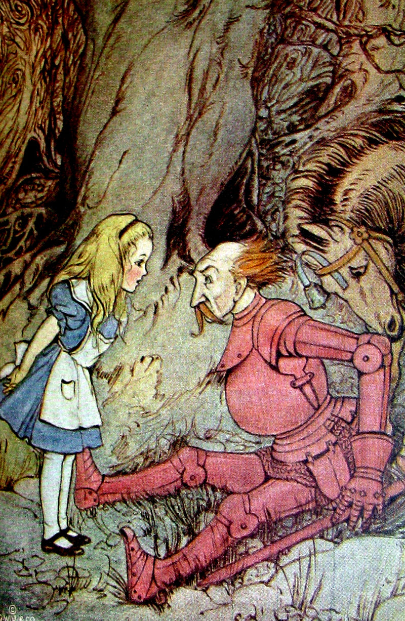 1925 Rare Edition - Alice's Adventures In Wonderland and Through The Looking-Glass illustrated by Eleonore Abbott.