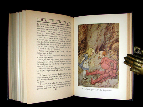 1925 Rare Edition - Alice's Adventures In Wonderland and Through The Looking-Glass illustrated by Eleonore Abbott.