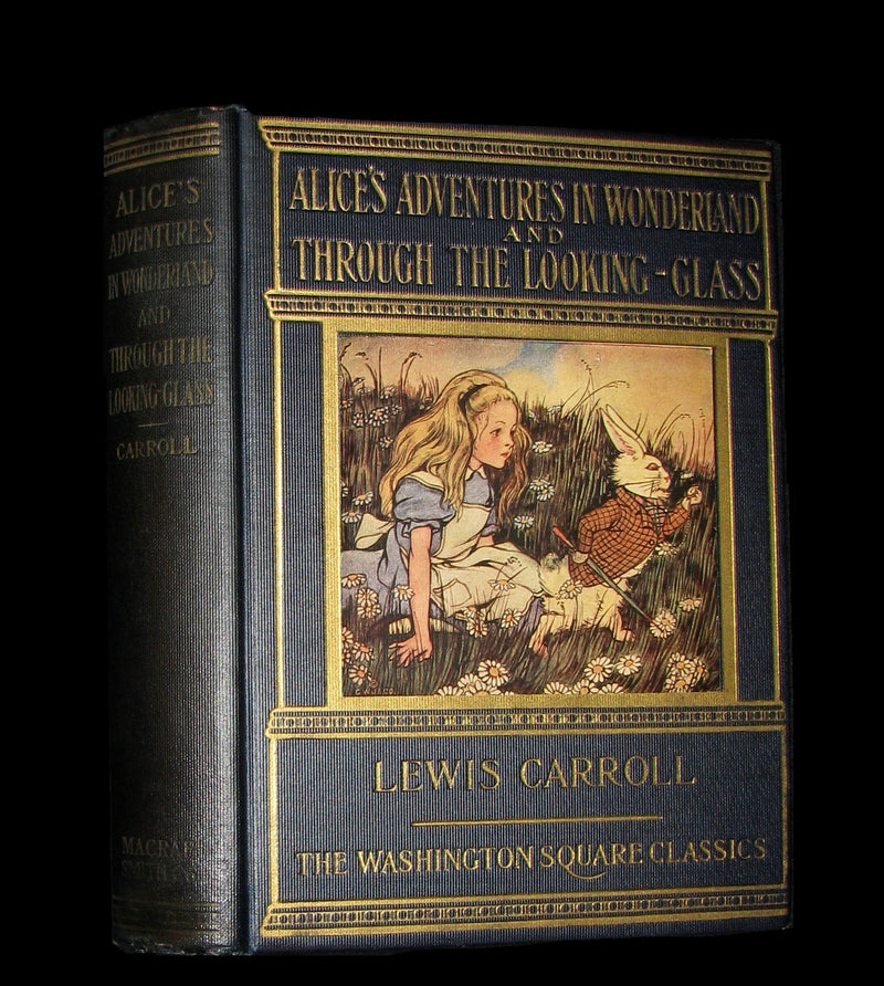 1925 Rare Edition - Alice's Adventures In Wonderland and Through The Looking-Glass illustrated by Eleonore Abbott.