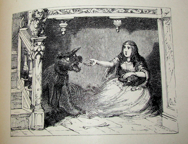 1877 Beautiful Gilbert & Field Binding - INGOLDSBY LEGENDS Illustrated by Cruikshank, Leech and Tenniel.