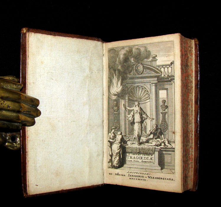 1678 Rare Latin Book - SENECA - L. Annæi Senecæ - Tragedies - Medea, Phaedra, Oedipus, etc.