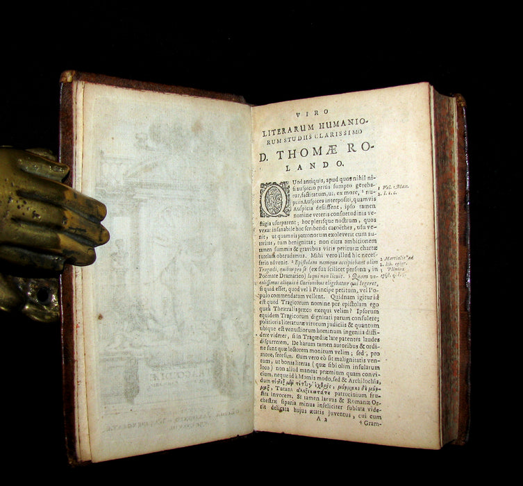 1678 Rare Latin Book - SENECA - L. Annæi Senecæ - Tragedies - Medea, Phaedra, Oedipus, etc.