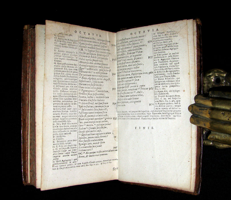 1678 Rare Latin Book - SENECA - L. Annæi Senecæ - Tragedies - Medea, Phaedra, Oedipus, etc.