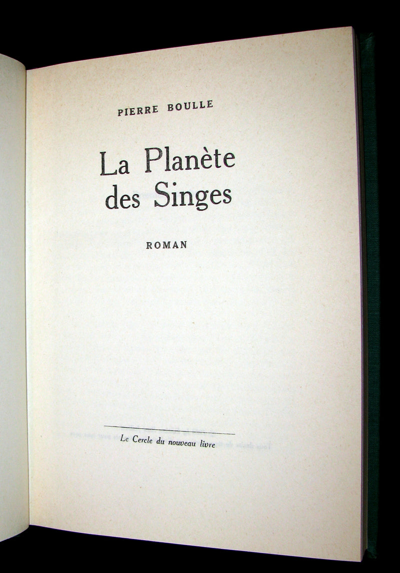 1963 Rare First Limited Edition #106 - La Planete des Singes (The Planet of the Apes) by Pierre Boulle.