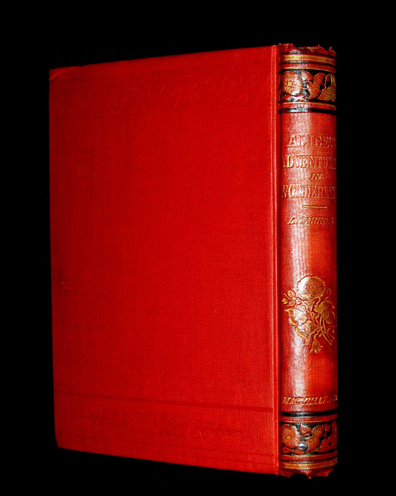 1882 Rare Victorian Book - Alice's Adventures in Wonderland by Lewis Carroll.