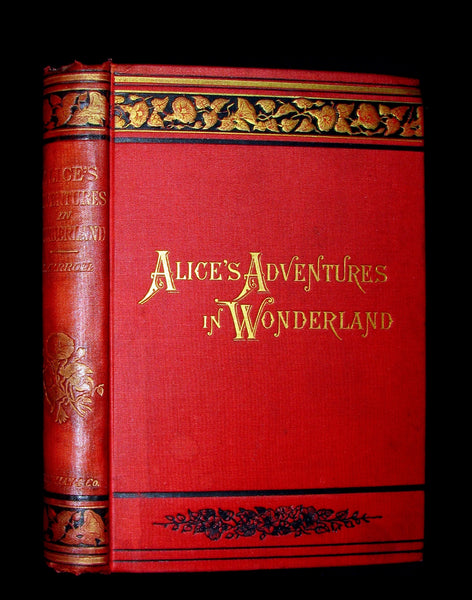 1882 Rare Victorian Book - Alice's Adventures in Wonderland by Lewis Carroll.