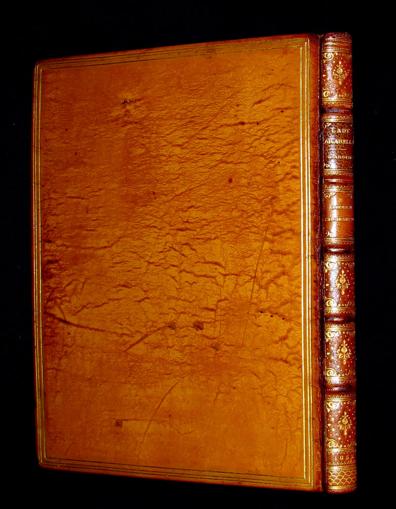1856 Beautiful Worsfold Binding - Lady ARABELLA Or The ADVENTURES OF A DOLL Illustrated by Cruikshank. First Edition.