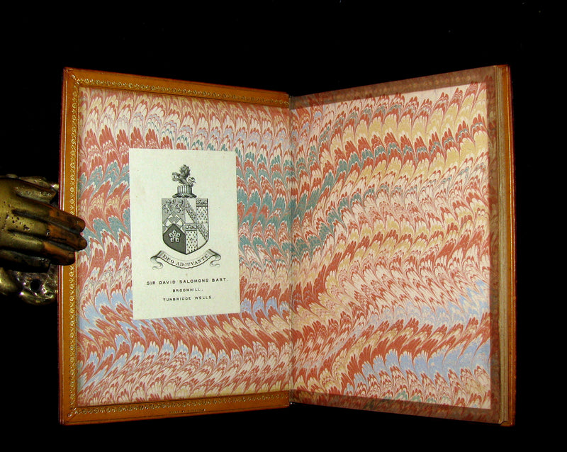 1856 Beautiful Worsfold Binding - Lady ARABELLA Or The ADVENTURES OF A DOLL Illustrated by Cruikshank. First Edition.