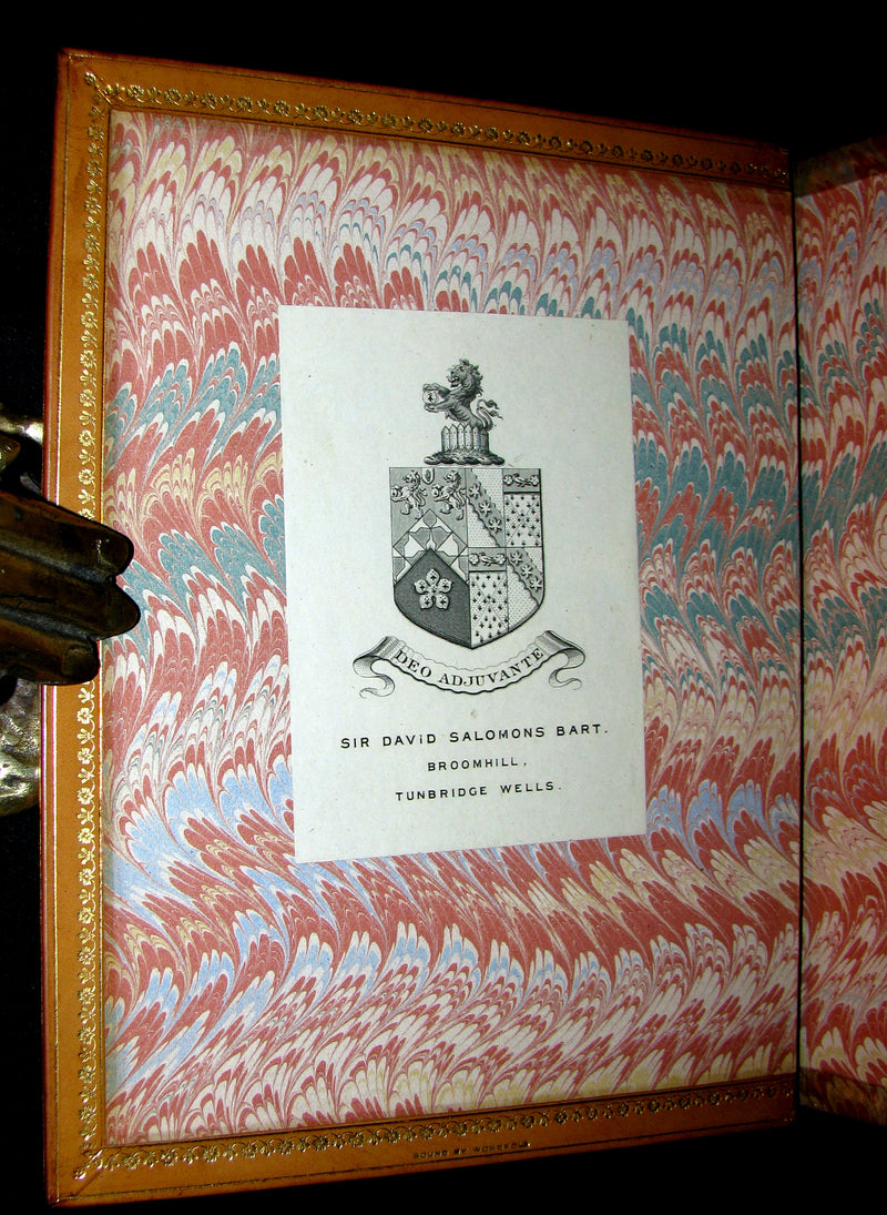 1856 Beautiful Worsfold Binding - Lady ARABELLA Or The ADVENTURES OF A DOLL Illustrated by Cruikshank. First Edition.