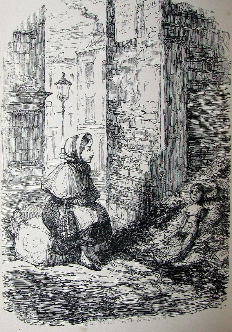 1856 Beautiful Worsfold Binding - Lady ARABELLA Or The ADVENTURES OF A DOLL Illustrated by Cruikshank. First Edition.